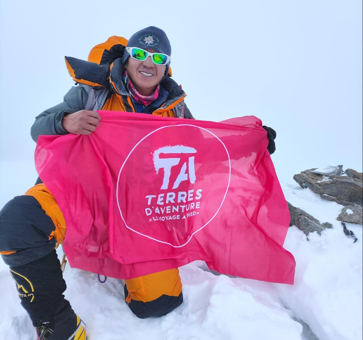 Hugo Ayaviri au sommet du Nanga Parbat 